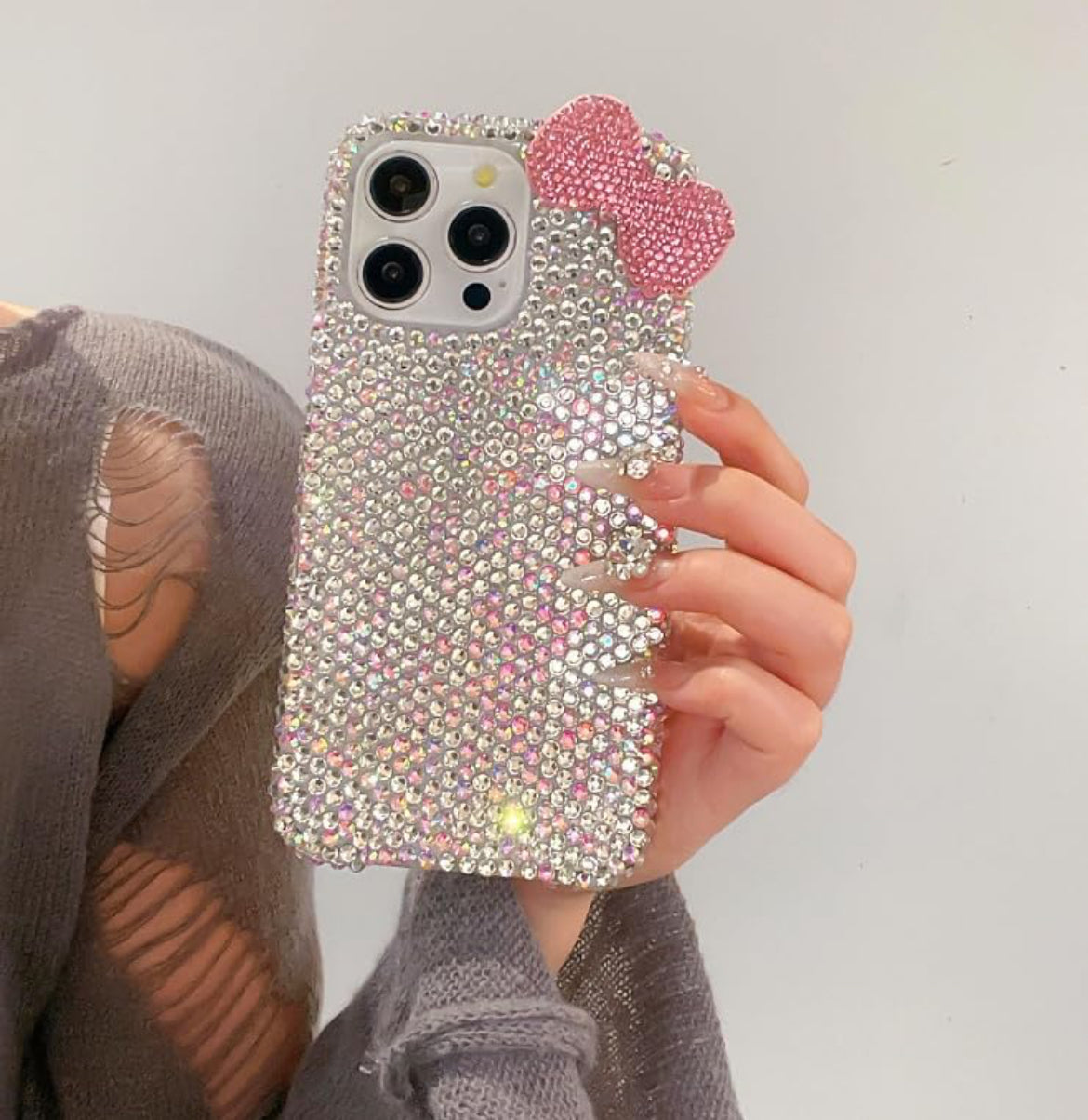 Hello kitty sparkling phone case