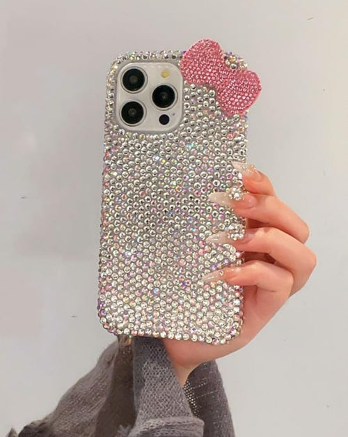 Hello kitty sparkling phone case