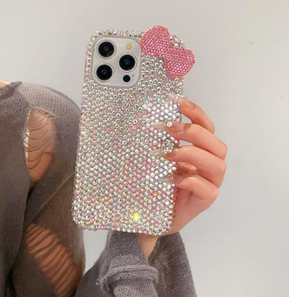 Hello kitty sparkling phone case